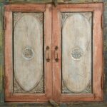 Pastel Painted  Sideboard Made From Reclaimed Teak - Image 5