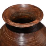 Turned Cedar Pot From Kullu Valley - Ca 1940's - Image 2