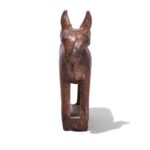 Teak Nandi Bull Toy From Andhra Pradesh - Ca 1950 - Image 4