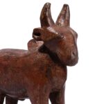 Teak Nandi Bull Toy From Andhra Pradesh - Ca 1950 - Image 3