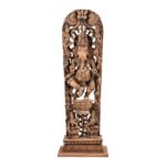 Carved Wood Ganesha Statue From Tamil Nadu