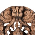 Carved Wood Ganesha Statue From Tamil Nadu - Image 5