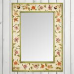 Hand Painted Chintz Style Mirror From Rajasthan