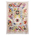 Embroidered Suzani Throw (218 x 148cm)