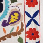 Embroidered Suzani Throw (216 x 142cm) - Image 4