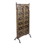 Iron & Brass Door On Stand From Shekhawati - 19th Century - Image 4