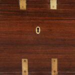Brass Bound Rosewood Document Box From Kerala - 19th Century - Image 10