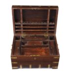 Brass Bound Rosewood Document Box From Kerala - 19th Century - Image 4