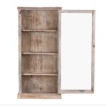 White Painted Glazed Wall Cabinet - Ca 1920 - Image 3