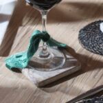 Set Of 4 Bidisar Marble Coasters From Rajasthan - Image 3