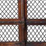 Teak & Iron Jali Dog Gate From Gujarat - 19th Century - Image 4