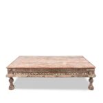 Painted Teak Takhat From Gujarat -  19th Century - Image 9