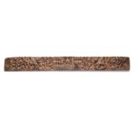 Carved Teak Elephant Lintel Panel From Gujarat - 19th Century
