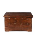 Brass Studded Rosewood Peacock Box From Saurashtra - 19th Century - Image 9