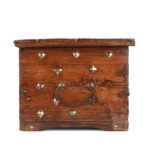 Brass Studded Rosewood Peacock Box From Saurashtra - 19th Century - Image 8