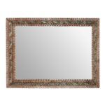 Painted Indian Floral Mirror - 19th Century - Image 3