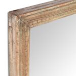 Rustic Painted Mirror Made From Old Architectural Teak - Image 5
