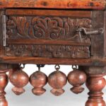 Mini Bajot Prayer Table From Shekhawati - 19th Century - Image 3