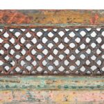 Painted Jali Window Mirror From Banswara - 19th Century - Image 6