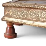 Brass Hexagonal Bajot Prayer Table From Shekhawati - 19th Century - Image 4