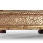 Brass Hexagonal Bajot Prayer Table From Shekhawati - 19th Century - Image 6