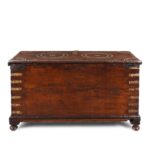 Brass Studded Rosewood Bombay Chest - 19th Century - Image 9