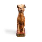 Polychrome Indian Dog Figure From Surat - Ca 1920 - Image 3