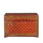 Painted Jain Prayer Book Box From Gujarat - Ca 1920 - Image 6