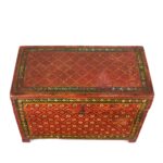 Painted Jain Prayer Book Box From Gujarat - Ca 1920 - Image 4
