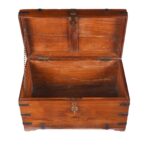 Iron Bound Indian Military Chest -19th Century - Image 5