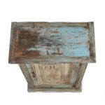 Sunburst Bedside Cabinet Made From Reclaimed Teak - Image 7