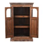 Teak Almirah Cabinet With Sunburst Panels - 19thC - Image 2