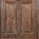 Teak Almirah Cabinet With Sunburst Panels - 19thC - Image 5