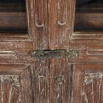 Teak Almirah Cabinet With Sunburst Panels - 19thC - Image 6