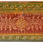 Painted Jain Prayer Book Box From Gujarat - Ca 1900 - Image 3
