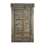 Brass Studded Door & Frame From Kutch - 19th Century