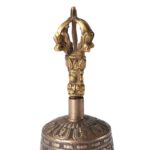 Tibetan Brass  Bell - Reproduction of Traditional design - Image 4