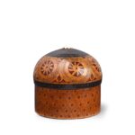 Scratchwork Lacquer Pot From Sindh - Ca 1900
