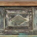 Reclaimed Teakwood Blanket Chest With Painted Finish - Image 7