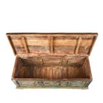 Reclaimed Teakwood Blanket Chest With Painted Finish - Image 5