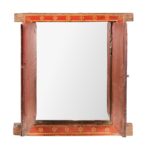 Painted Indian Mirror Shutter From Bikaner - 19th Century - Image 2