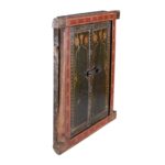 Painted Indian Mirror Shutter From Bikaner - 19th Century - Image 5
