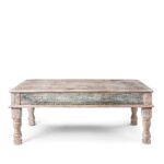 Indian Takhat Coffee Table Made From Reclaimed Teakwood - Image 8