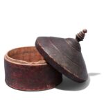 Large Red Lacquer Pot From Uttar Pradesh - Ca 1930 - Image 2