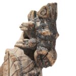 Indian Horse Head Corbel On Stand - 19th Century - Image 3