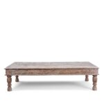 Indian Takhat Coffee Table Made From Reclaimed Teak - Image 8