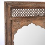 Carved Window Mirror From Madhya Pradesh - 19th Century - Image 2
