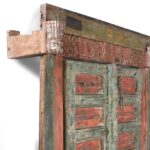 Painted Iron Bound Door From Gujarat - 18th Century - Image 2