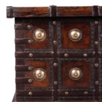 Iron Bound Coffee Table Chest From Gujarat - 19th Century - Image 3