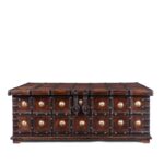 Iron Bound Coffee Table Chest From Gujarat - 19th Century - Image 2